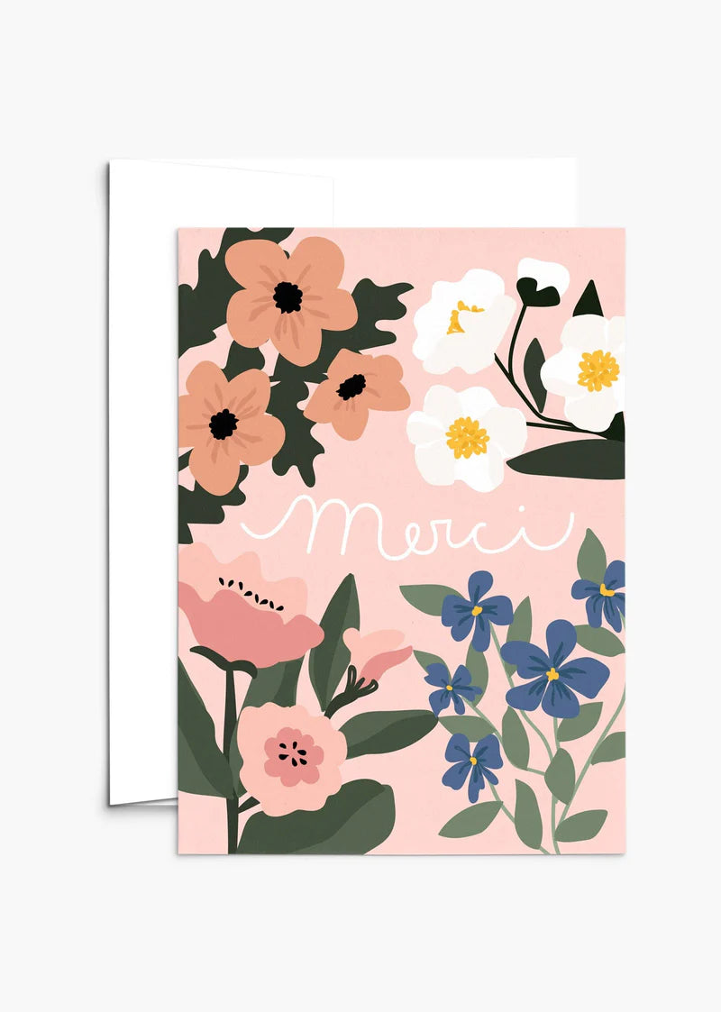 Merci Greeting Card