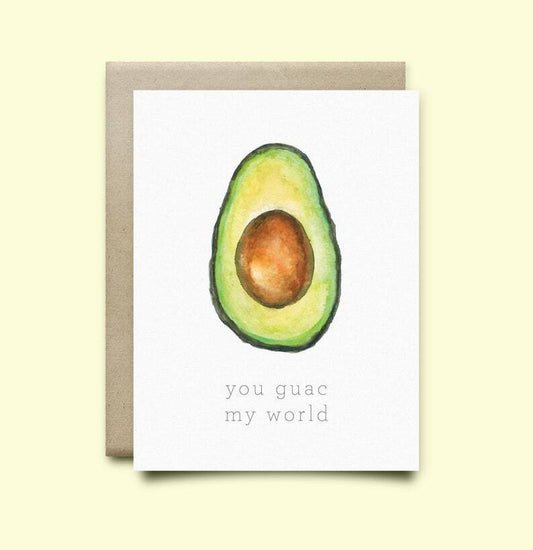 Wild Canary Guacamole Card