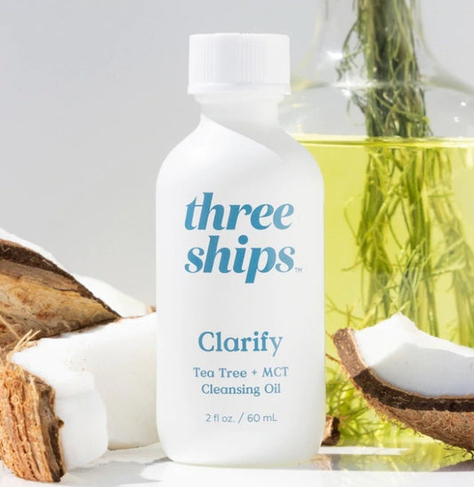 Three Ships Clarify Tea Tree + MCT Cleansing Oil