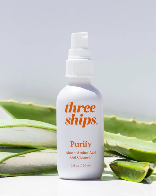 Three Ships Hydrate Purify Aloe + Amino Acid Cleanser
